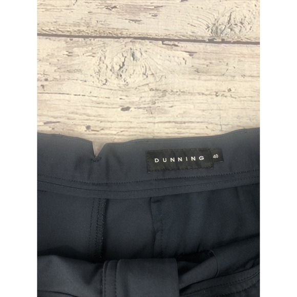 DUNNING Men's Golf Shorts Dark Blue Size 40 Athletic Travel Spring - Picture 4 of 10